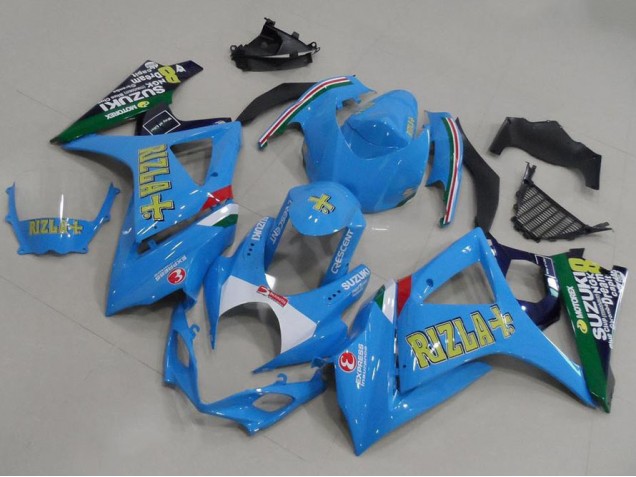 Carenagem GSXR 1000 K7 2007-2008 - Azul Rizla Carenagem GSXR 1000 K7 2007-2008 - Azul Rizla