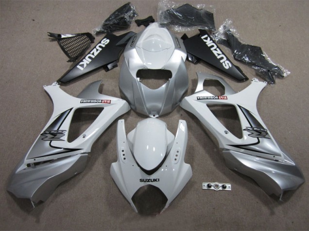 Carenagem GSXR 1000 K7 2007-2008 - Branco Prata Carenagem GSXR 1000 K7 2007-2008 - Branco Prata