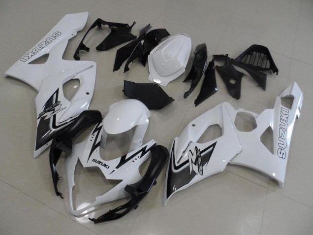 Carenagem GSXR 1000 K7 2007-2008 - Branco & Preto Carenagem GSXR 1000 K7 2007-2008 - Branco & Preto