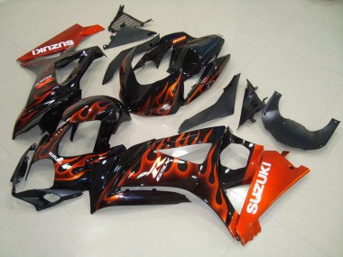 Carenagem GSXR 1000 K7 2007-2008 - Laranja Chama