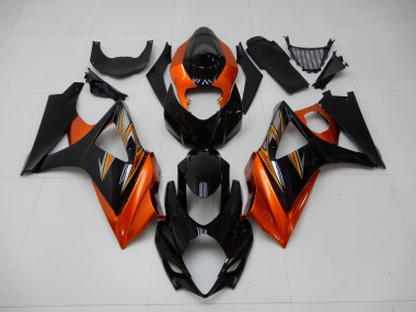 Carenagem GSXR 1000 K7 2007-2008 - Laranja Preto