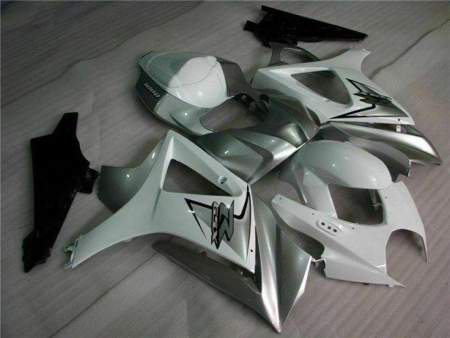 Carenagem GSXR 1000 K7 2007-2008 - Prata Branco