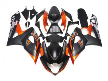Carenagem GSXR 1000 K7 2007-2008 - Preto Laranja