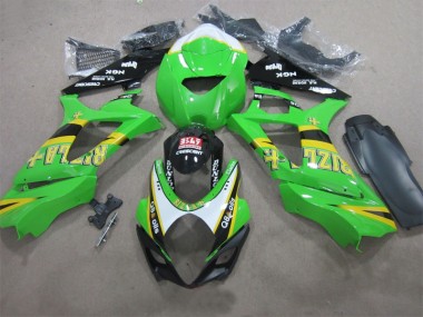 Carenagem GSXR 1000 K7 2007-2008 - Verde Rizla Q8 Oils