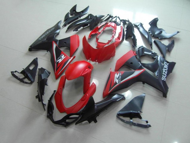 Carenagem GSXR 1000 K9 2009-2016 - Fosco Vermelho Preto