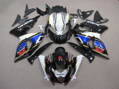 Carenagem GSXR 1000 K9 2009-2016 - Preto Azul Branco Dark Dog