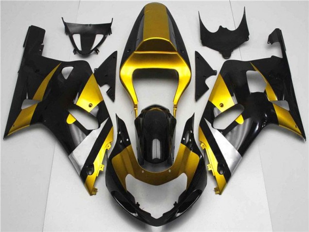 Carenagem GSXR 600 / 750 K1 K2 K3 2001-2003 - Ouro Preto Carenagem GSXR 600 / 750 K1 K2 K3 2001-2003 - Ouro Preto