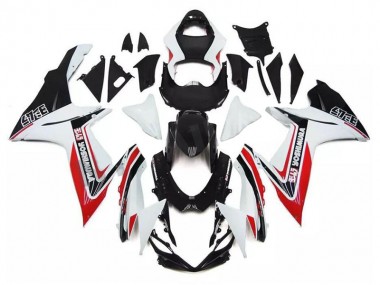 Carenagem GSXR 600 / 750 K11 2011-2021 - Branco Vermelho Preto