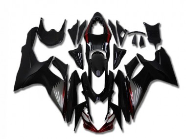 Carenagem GSXR 600 / 750 K11 2011-2021 - Preto Cinzento