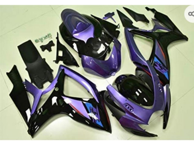Carenagem GSXR 600 / 750 K6 2006-2007 - Roxo Preto Carenagem GSXR 600 / 750 K6 2006-2007 - Roxo Preto