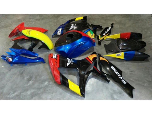 Carenagem GSXR 600 / 750 K6 2006-2007 - Vermelho Azul