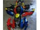 Carenagem GSXR 600 / 750 K6 2006-2007 - Vermelho Azul
