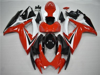 Carenagem GSXR 600 / 750 K6 2006-2007 - Vermelho Preto