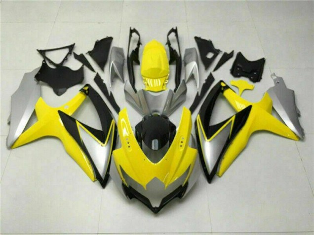 Carenagem GSXR 600 / 750 K8 2008-2010 - Amarelo Carenagem GSXR 600 / 750 K8 2008-2010 - Amarelo