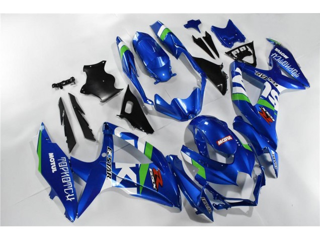 Carenagem GSXR 600 / 750 K8 2008-2010 - Azul Branco Verde