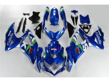 Carenagem GSXR 600 / 750 K8 2008-2010 - Azul Branco Verde