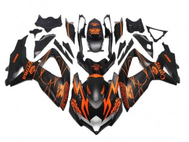 Carenagem GSXR 600 / 750 K8 2008-2010 - Preto Laranja