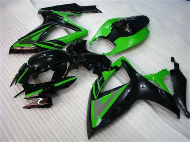 Carenagem GSXR 600 / 750 K8 2008-2010 - Verde Preto Carenagem GSXR 600 / 750 K8 2008-2010 - Verde Preto