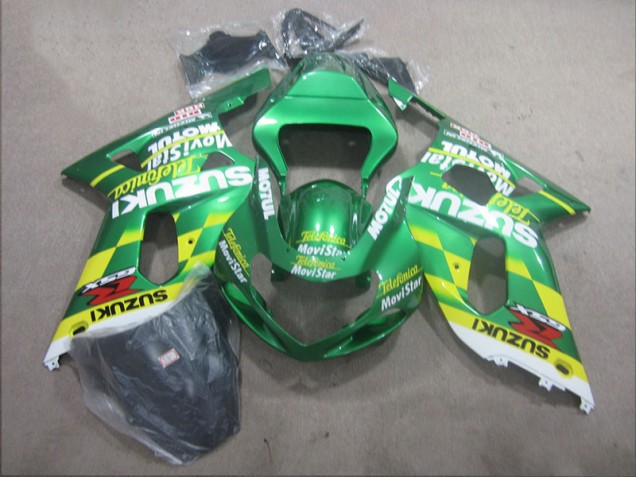 Carenagem GSXR 600 K1 K2 K3 2001-2003 - Telefunica Movistar