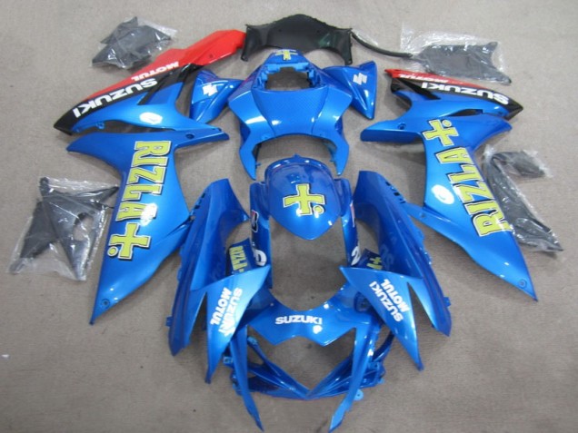 Carenagem GSXR 600 K11 2011-2021 - Azul Amarelo Rizla