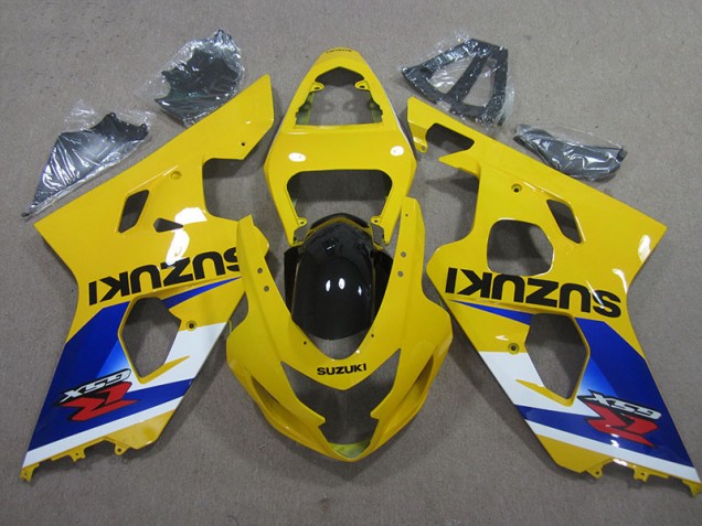 Carenagem GSXR 600 K4 2004-2005 - Amarelo Azul Carenagem GSXR 600 K4 2004-2005 - Amarelo Azul