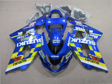 Carenagem GSXR 600 K4 2004-2005 - Azul Telefumia Movistar