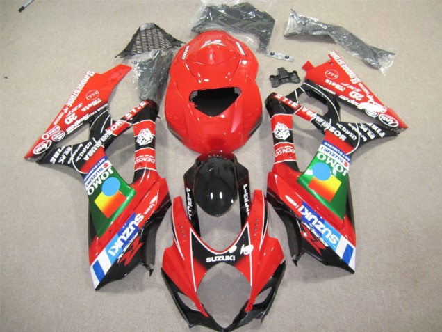 Carenagem GSXR 600 K4 2004-2005 - Vermelho Preto Carenagem GSXR 600 K4 2004-2005 - Vermelho Preto