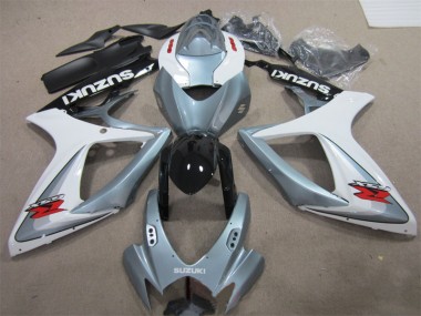 Carenagem GSXR 600 K6 2006-2007 - Branco Cinzento