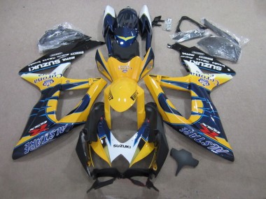 Carenagem GSXR 600 K8 2008-2010 - Azul Amarelo Corona Extra