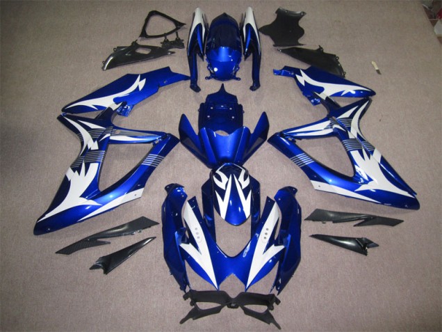 Carenagem GSXR 600 K8 2008-2010 - Azul Branco Carenagem GSXR 600 K8 2008-2010 - Azul Branco