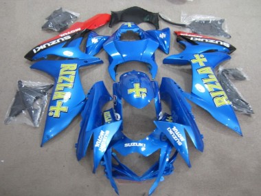 Carenagem GSXR 750 K11 2011-2021 - Azul Amarelo Rizla