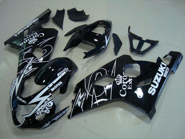 Carenagem GSXR 750 K4 2004-2005 - Branco Corona Extra Motul Carenagem GSXR 750 K4 2004-2005 - Branco Corona Extra Motul
