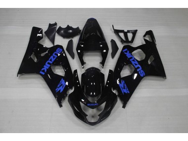 Carenagem GSXR 750 K4 2004-2005 - Preto Azul Decalque