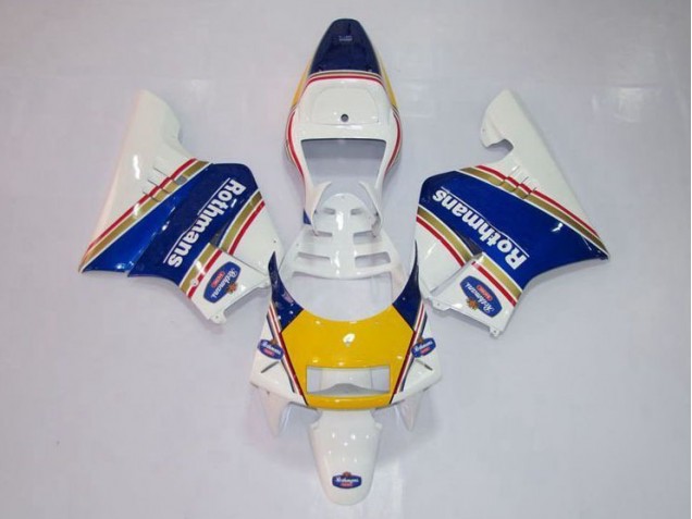 Carenagem NSR 250 MC28 P4 1994-1996 - Amarelo Branco Azul Carenagem NSR 250 MC28 P4 1994-1996 - Amarelo Branco Azul