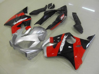 Carenagem & Plástico CBR 600 F4i 2004-2007 - Preto Vermelho Prata