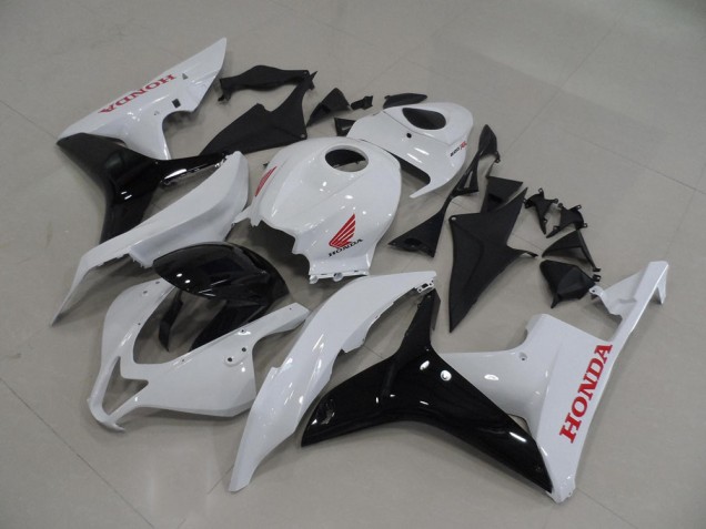 Carenagem & Plástico CBR 600RR 2009-2012 - Branco Preto Carenagem & Plástico CBR 600RR 2009-2012 - Branco Preto