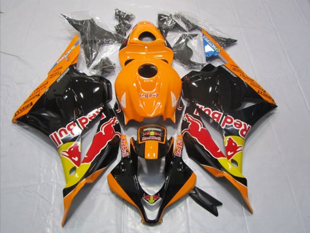 Carenagem & Plástico CBR 600RR 2009-2012 - Preto Laranja Red Bull