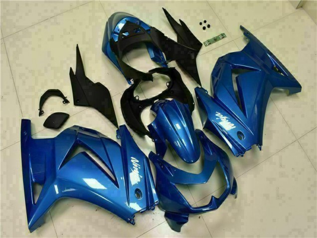 Carenagem & Plástico EX250 2008-2012 - Azul Preto Branco Ninja Carenagem & Plástico EX250 2008-2012 - Azul Preto Branco Ninja