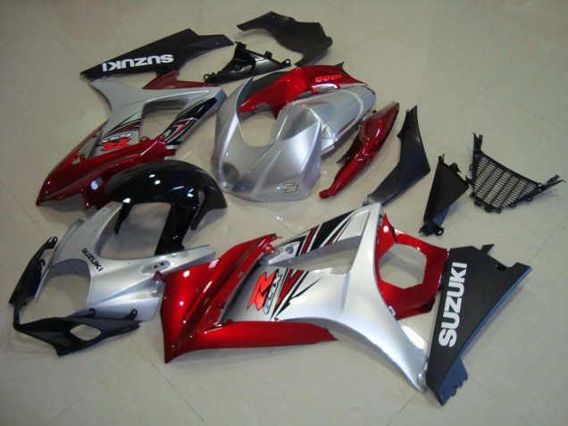 Carenagem & Plástico GSXR 1000 K7 2007-2008 - Vermelho Preto Prata