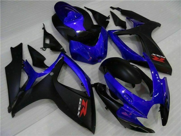 Carenagem & Plástico GSXR 600 / 750 K6 2006-2007 - Azul Preto