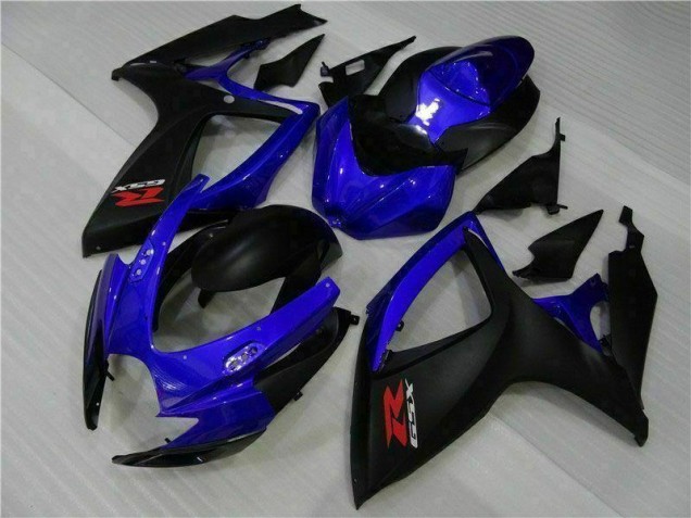 Carenagem & Plástico GSXR 600 / 750 K6 2006-2007 - Azul Preto