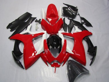 Carenagem & Plástico GSXR 600 K6 2006-2007 - Vermelho Preto