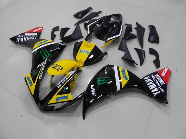Carenagem & Plástico R1 2012-2014 - Amarelo Preto Monster