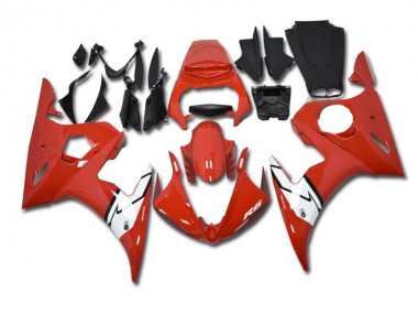 Carenagem & Plástico R6 2003-2005 - Vermelho Branco