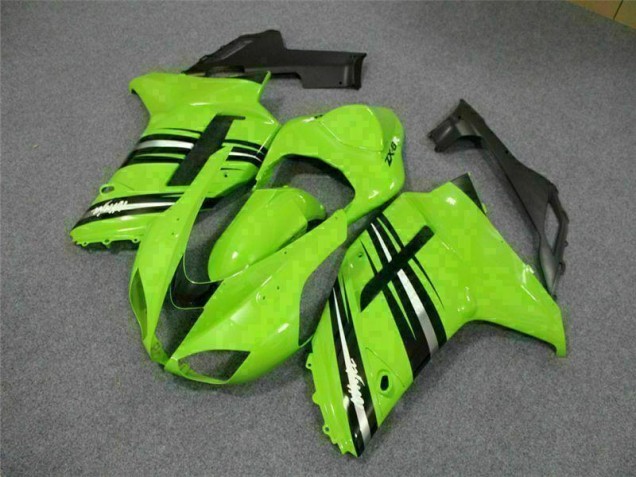 Carenagem & Plástico ZX6R 2007-2008 - Verde Preto Carenagem & Plástico ZX6R 2007-2008 - Verde Preto