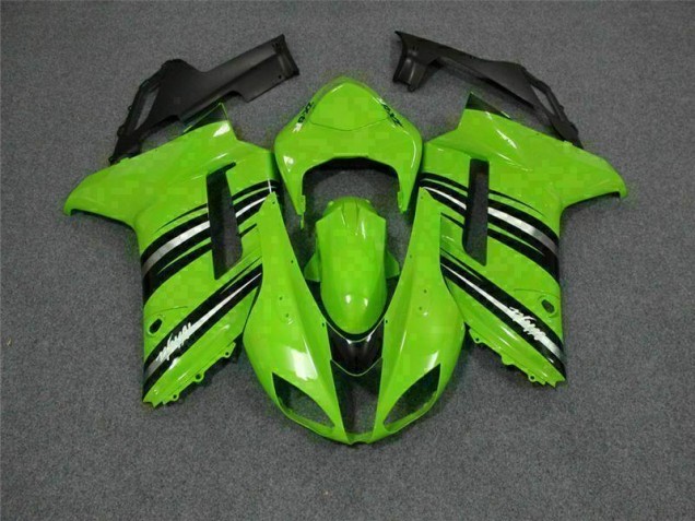 Carenagem & Plástico ZX6R 2007-2008 - Verde Preto Carenagem & Plástico ZX6R 2007-2008 - Verde Preto