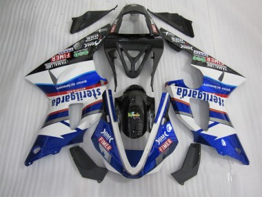 Carenagem R1 2000-2001 - Preto Branco Azul Santander