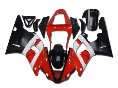 Carenagem R1 2000-2001 - Vermelho Branco Preto
