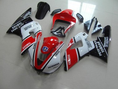 Carenagem R1 2000-2001 - Vermelho Branco Yamalube Corrida