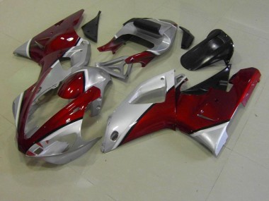 Carenagem R1 2000-2001 - Vermelho & Prata